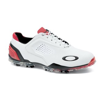 Oakley Mens Carbon Pro Golf Shoes (White/Red) 2013