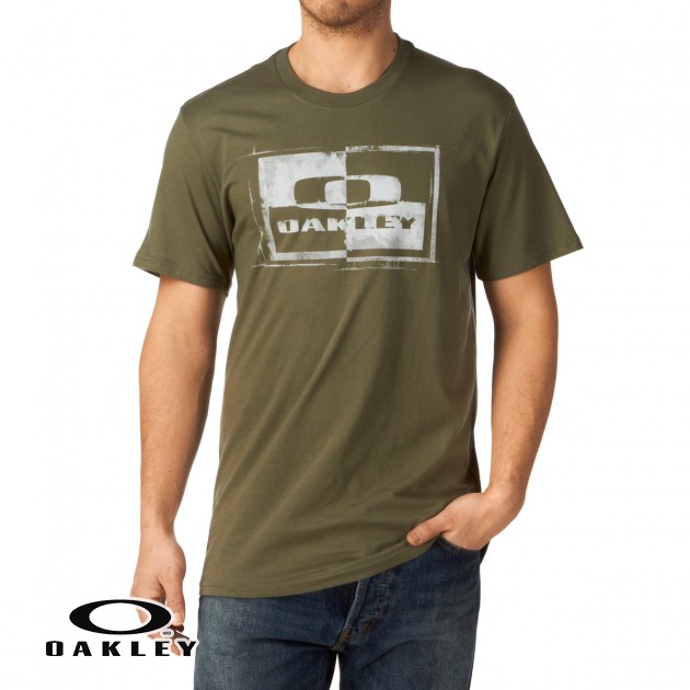 Oakley Mens Oakley Block It T-Shirt - Worn Olive