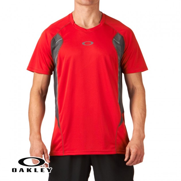 Mens Oakley Chop Chop T-Shirt - Red Line