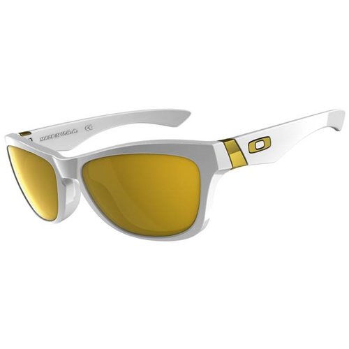 Oakley Mens Oakley Jupiter White-24k Iridium Sunglasses