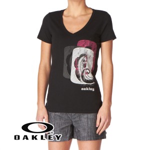 T-Shirts - Oakley Waves T-Shirt - Jet Black