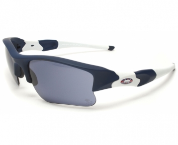 Oakley Team GB Flak Jacket Sunglasses Dark Blue