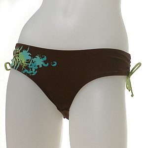 Oand#39;Neill Ladies Jungle Ladies Bikini Bottoms - Friar Brown