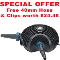 Aquamax Eco 16000 with free hose & clips