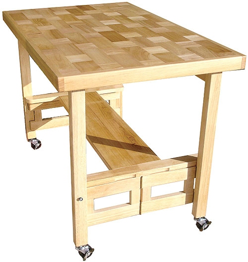 Folding Dining Table Trolley