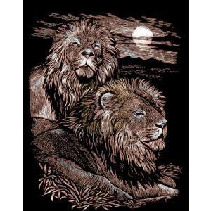 Reeves Copper Foil Majestic Lions