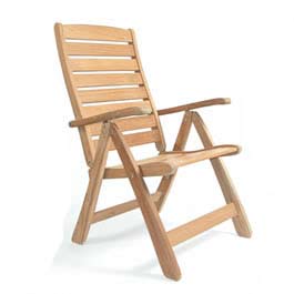 The Oasis Teak recliner form Rawgarden is exception. Overall thicker construction and stainless stee