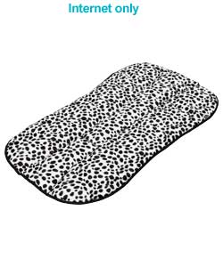 obaby Animal Print Buggy Liner - Black and White