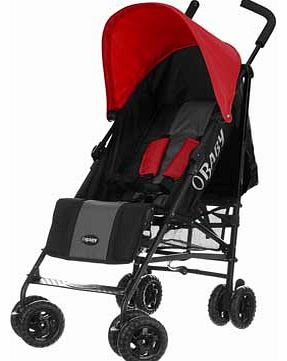 Obaby Atlas Black and Grey Stroller - Red