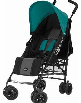 Atlas Black and Grey Stroller - Turquoise