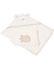 OBaby B is for Bear Cream Hooded Towel Set