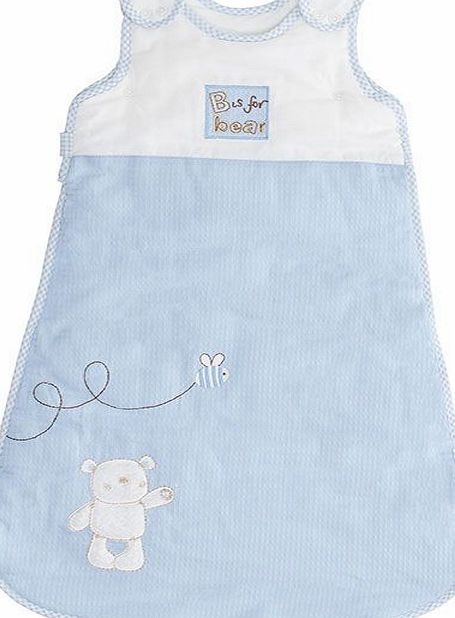 OBaby B Is For Bear Sleeping Bags (0-6)-Blue