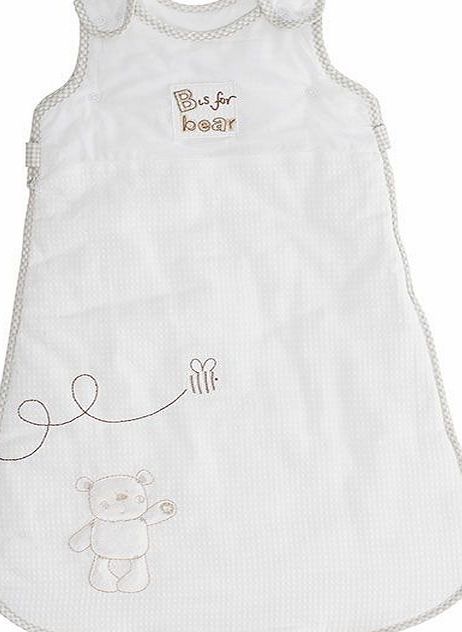 OBaby B Is For Bear Sleeping Bags (0-6)-White