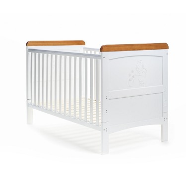 OBaby Winnie the Pooh White Cot Bed