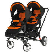 OBaby Zoom Tandem Black Pushchair Chassis with 2