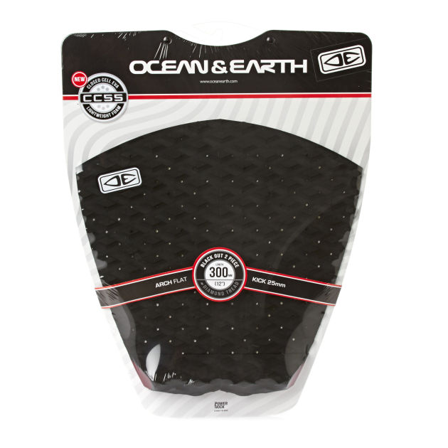 Ocean and Earth Black Out 2 Piece Grip Pad - Black