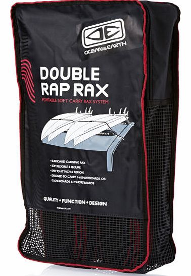 Ocean and Earth Double Rap Rax Roof Rack - Black