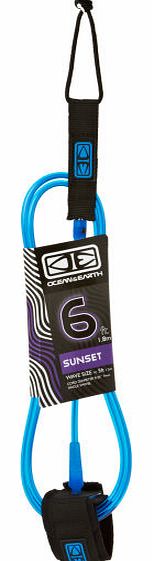 Ocean and Earth Sunset Blue Moulded Leash - 6ft 0