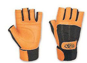 Ocelot Wrist Wrap Gloves - - Large