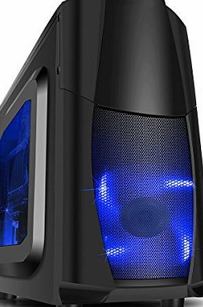 OCHW Neptune Blue Ultra Fast Family Home Office Gaming PC: Desktop Computer, AMD A8 7650K 3.9GHz Quad Core Processor ATI Radeon HD R7 Graphics, USB 3.0, 500W PSU, 1TB Hard Drive, 8GB RAM, 24 x DVDRW D