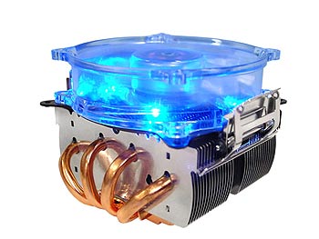 OCZ Tempest CPU Cooler Socket 939 940 478 775 Copper &amp; Aluminum Blue LED