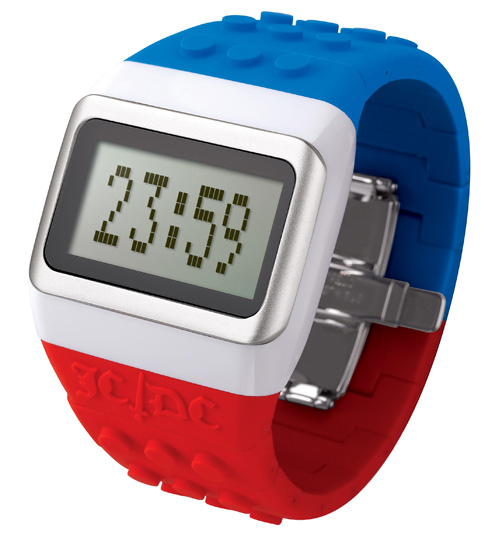 ODM Blue White And Red Pop Hours JC/DC Retro Watch