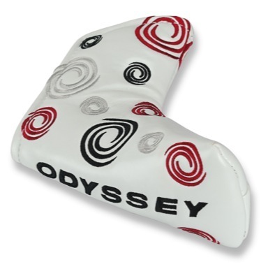 Odyssey Swirl Blade Putter Headcover White