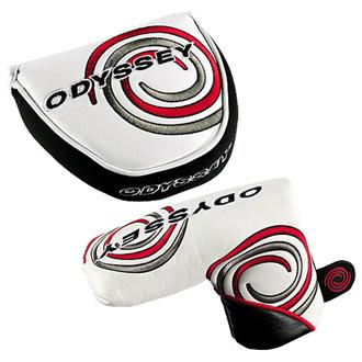 Odyssey Tempest Putter Headcover (White/Black/Red)