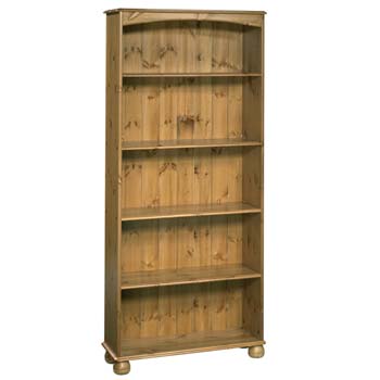 Oestergaard Wokingham Solid Pine 4 Shelf Bookcase