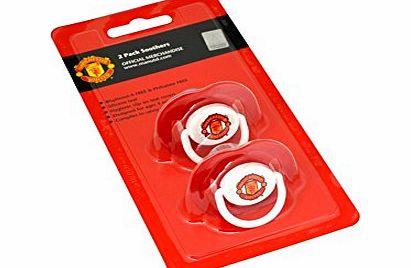 Manchester United FC 2pk Soother Set