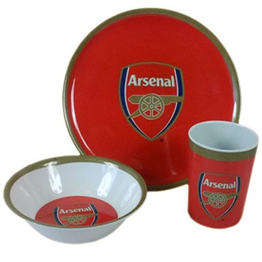 Official Licensed Product Arsenal F.C. 3 Piece Dinner Set