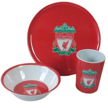 Official Licensed Product Liverpool F.C. 3 Piece Dinner Set