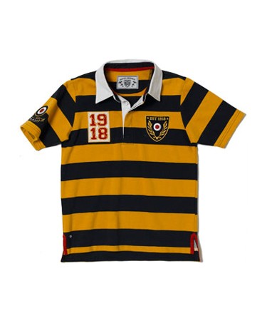 Official RAF Licenced Yellow/Navy Rugby Shirt