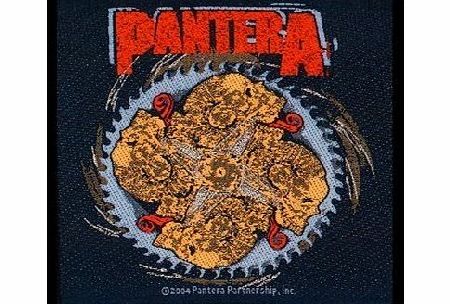Officially Liscenced Product Pantera Skulls Circular Saw Official Patch (10cm x 10cm)