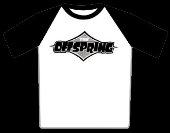 Offspring, The The Offspring Glitter Logo Ringer T-Shirt