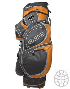 Golf Atlas Cart Bag Burnt Orange
