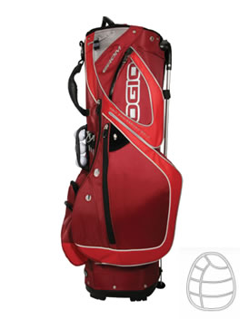 Golf Grom Stand Bag Merlot