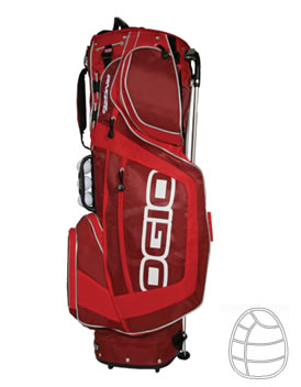 Golf Ozone Stand Bag Merlot