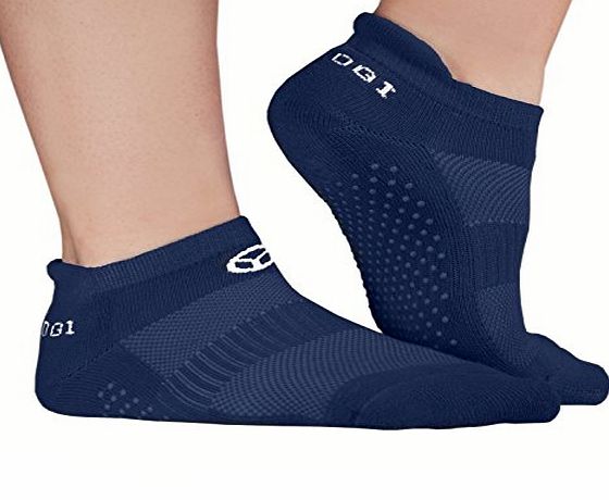 OgiYogi Womens Yoga/Fitness Grip Socks - Yoga, Pilates, Fitness, Gym - Navy