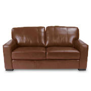 Ohio leather sofa regular, cognac