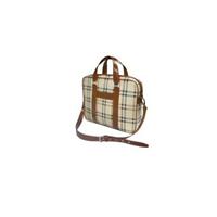 OI Garbo Beige Check Laptop Carry Case (up to 15)