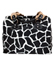 OiOi Tote Bag Black Giraffe Print