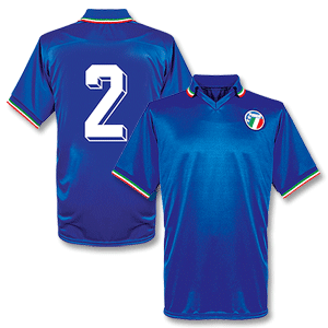 Old Legend 1990 Italy Home Shirt   No.2 (Baresi)