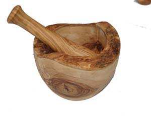 Mortar and Pestle Natural Finished