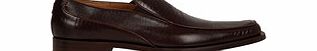 Bushnell brown leather slip-on shoes