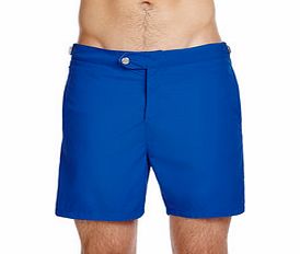 Cobalt blue quick-dry board shorts