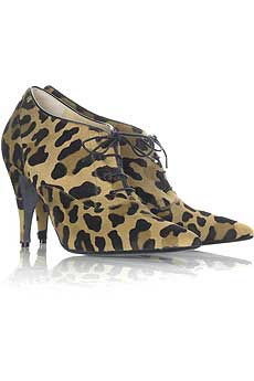 Olivia Morris Dana leopard print booties