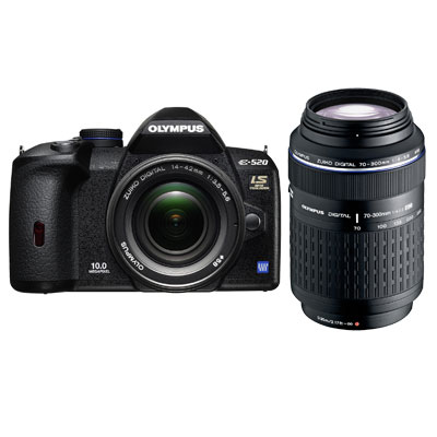 E-520 + 14-42mm + 70-300mm lens kit