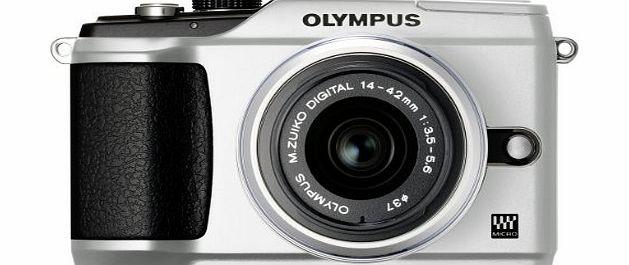 Olympus E-PL2 Compact System Camera - Silver (includes M.ZUIKO DIGITAL 14-42mm 1:3.5-5.6 II Silver Lens)
