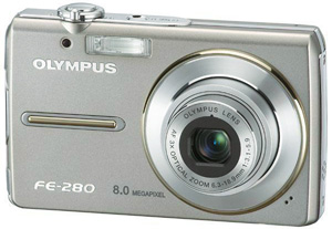 OLYMPUS FE-280 Digital Camera - Silver - LOWEST